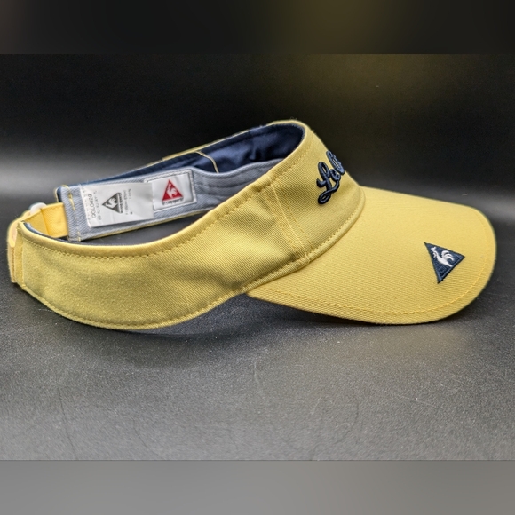 Yellow Le Coq Sportif Visor Embroidered "Good", Golf - Picture 5 of 10